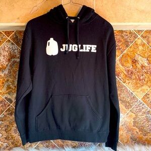 Men’s JUGLIFE Hoodie (Black) XL Pullover Comfy Soft Cozy